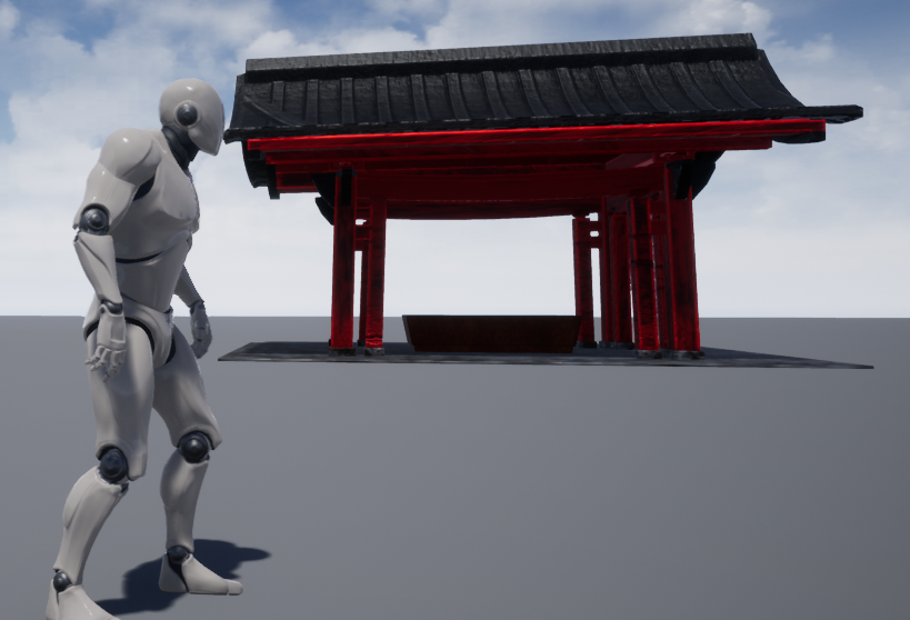 Shinto Shrine In Unreal