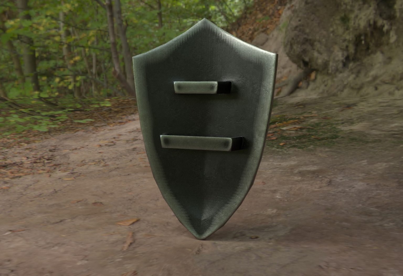 (Free 3D sword shield ready model 2021)