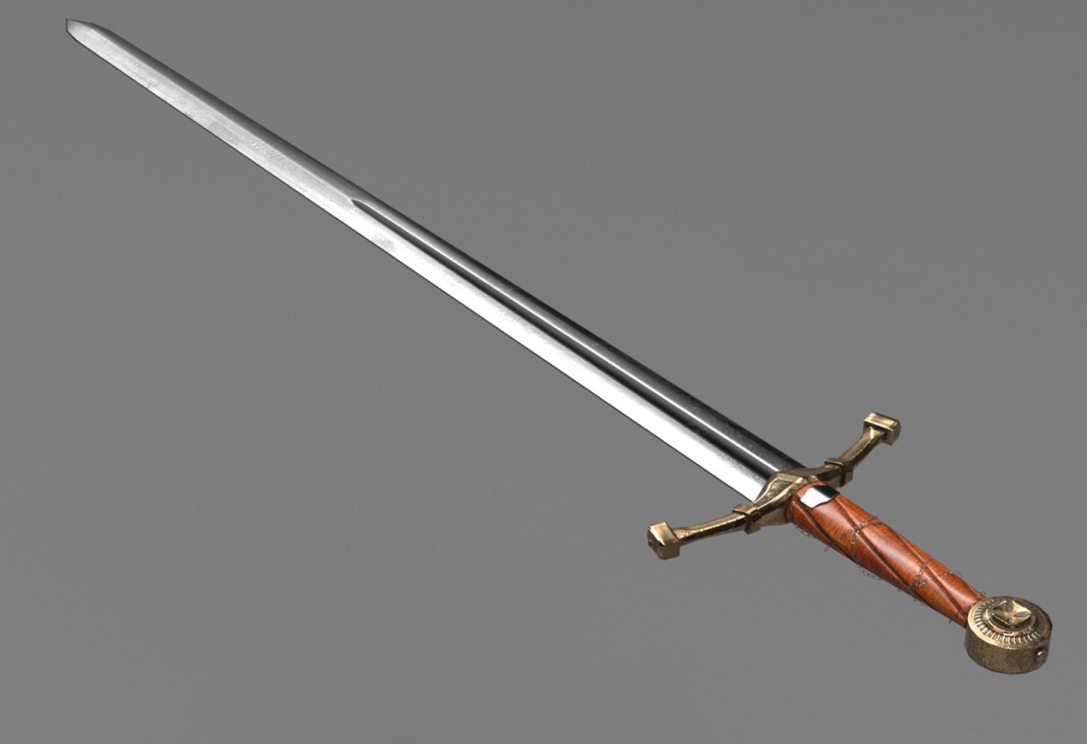 (Free 3D sword shield ready model 2021)