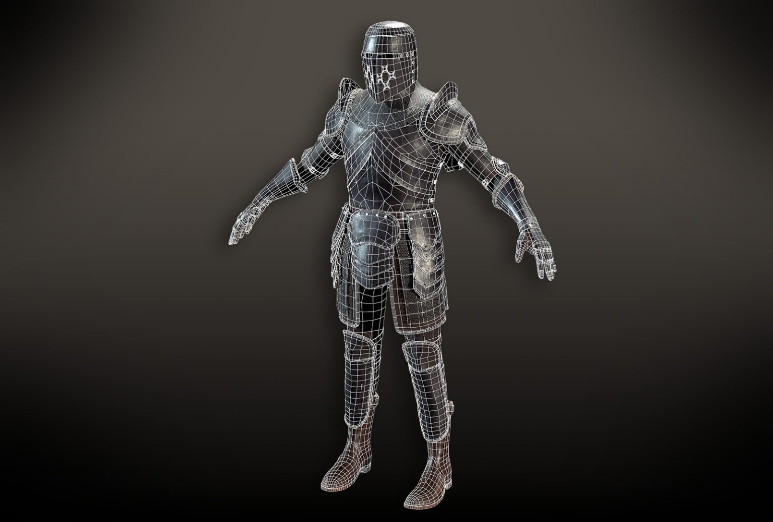 (3D model PBR Armour  2019)